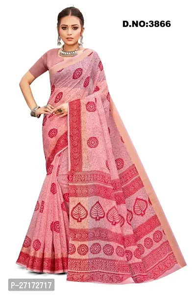 Classic Chanderi Cotton Saree with Blouse piece