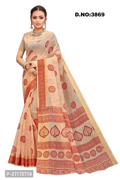 Classic Chanderi Cotton Saree with Blouse piece