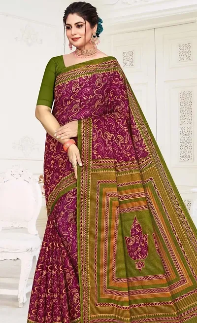 Stylish Saree without Blouse piece For Women