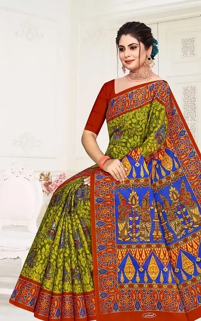 Stylish Saree without Blouse piece For Women