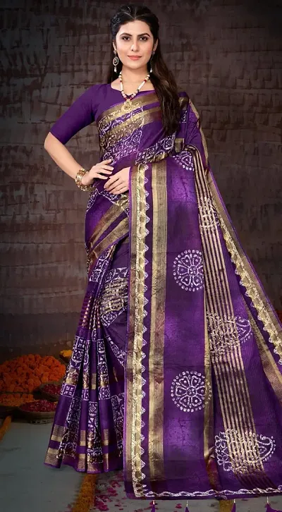 Stylish Saree without Blouse piece For Women