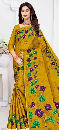 Stylish Art Silk Saree with Blouse piece For Women