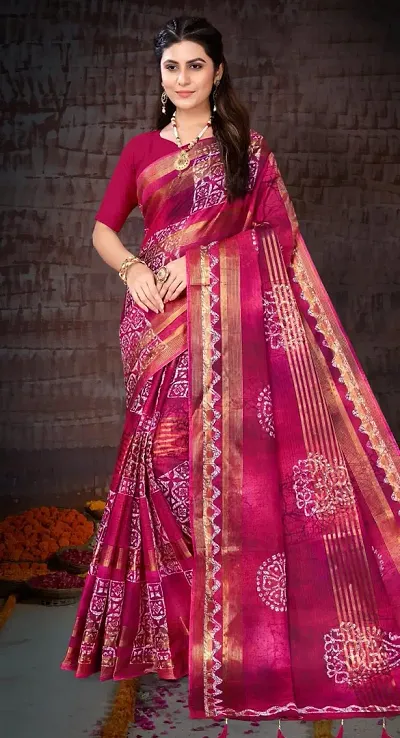 Stylish Saree without Blouse piece For Women