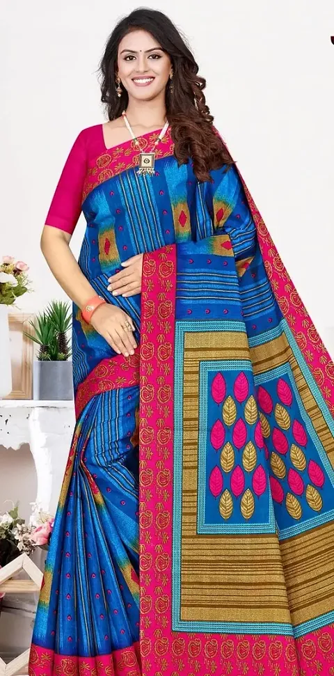 Stylish Saree without Blouse piece For Women