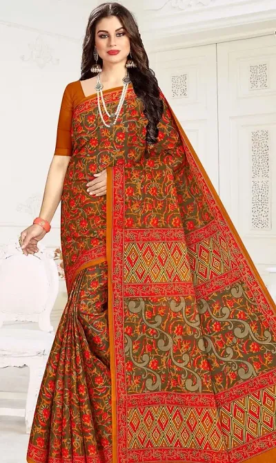 Stylish Saree without Blouse piece For Women