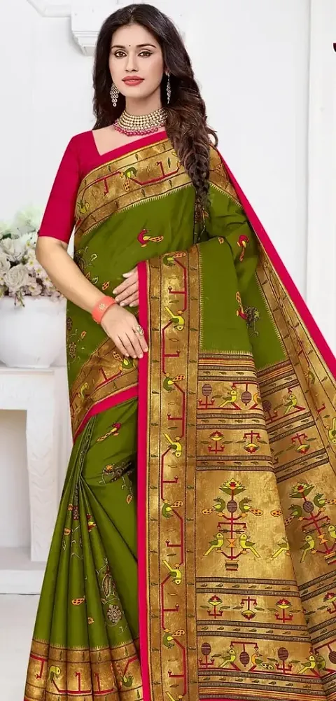 Stylish Saree without Blouse piece For Women