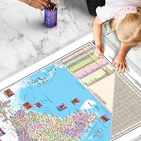 2 IN 1 INDIA POLITICAL AND PHYSICAL MAP IN ENGLISH Educational Charts | 20X30 inch |Non-Tearable and Waterproof | Double Sided Laminated |Useful For Preparation Of SSC, UPSC, RRB, IES.-thumb2