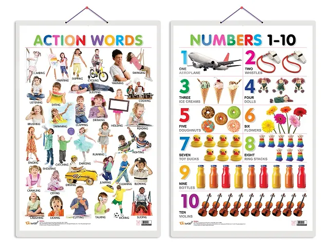 Early Learning Educational Charts for Kids