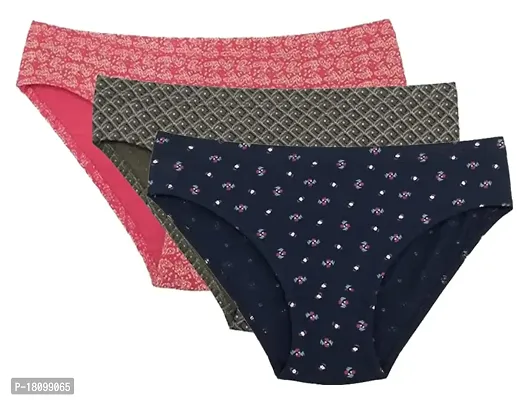 Ladies Cotton Underwears Panties Briefs Knickers for Women & Teens 2/3/6  Packs