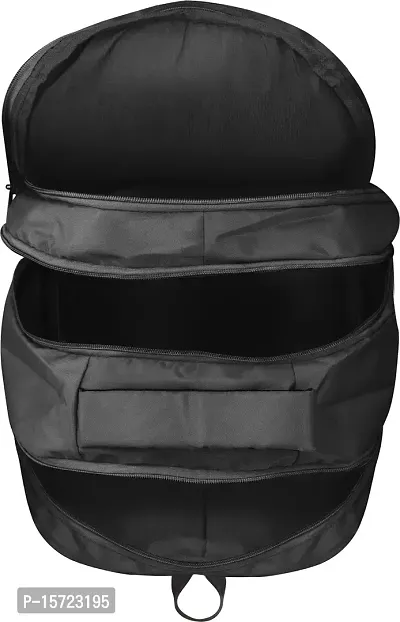 Designer Black Polyester Printed Backpacks-thumb5