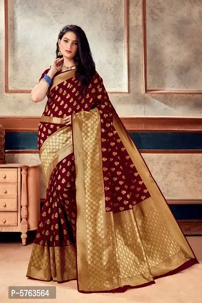 Maroon Color Banarasi Soft Lichhi Silk Saree Tradotional Look Saree  Beautiful Saree Gift for Love Saree Wonderful Saree Bollywood Saree - Etsy