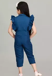 Trendy Girls Cotton Basic Jumpsuits-thumb1