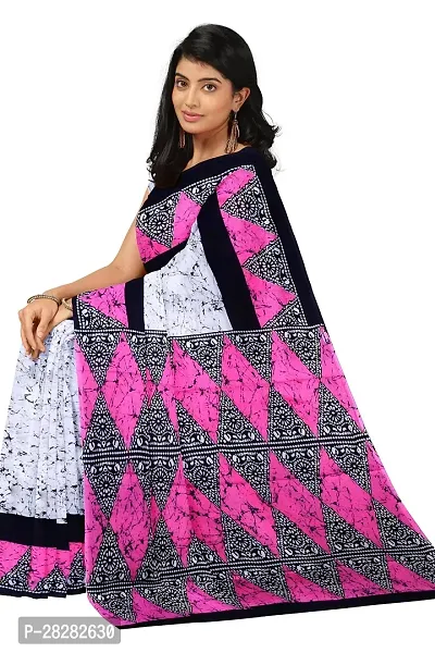 Classic Cotton Printed Saree without Blouse piece