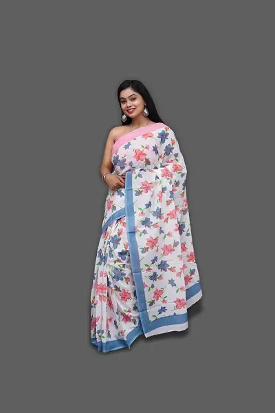 S R FASHION Womens Pure Mulmul Saree