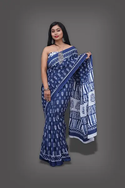 S R FASHION Womens Pure Mulmul Saree