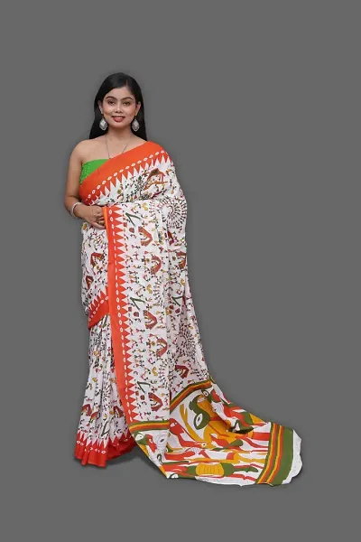 S R FASHION Womens Pure Mulmul Saree