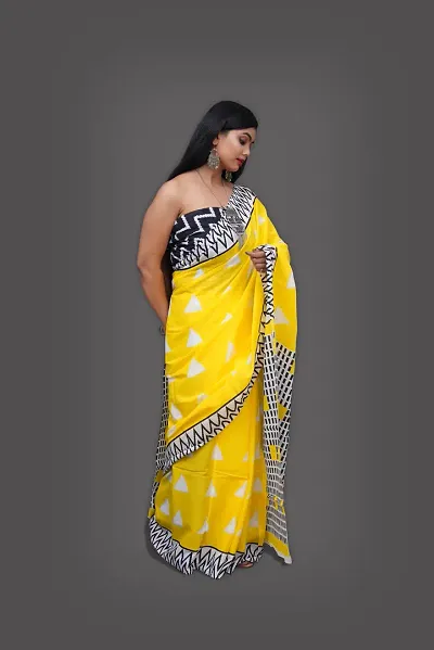 Stylish Saree with Blouse Piece