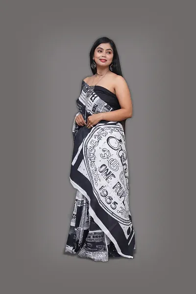 Stylish Saree with Blouse Piece