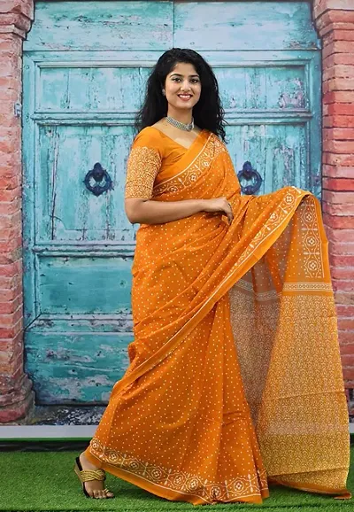 Stylish Saree With Blouse Piece For Women