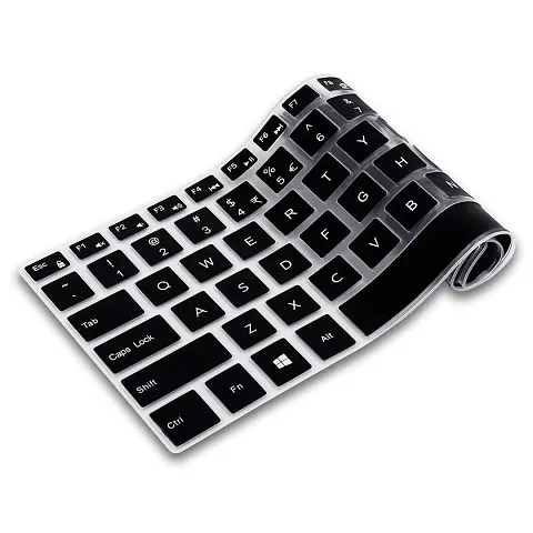 Universal Silicone Keyboard Protector Skin||Keyboard Dust Cover| Keyboard Skin for Laptop |Keyguard | Laptop Keyboard Cover 12 inch White Colour