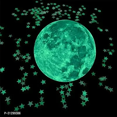 .Elegant Glow-in-the-Dark Ceiling Sticker - Easy Peel  Stick Decor for Kids' Rooms  Nurseries