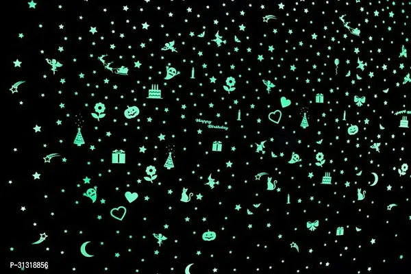 .Elegant Glow-in-the-Dark Ceiling Sticker - Easy Peel  Stick Decor for Kids' Rooms  Nurseries-thumb0