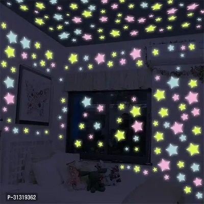 .Elegant Glow-in-the-Dark Ceiling Sticker - Easy Peel  Stick Decor for Kids' Rooms  Nurseries-thumb0