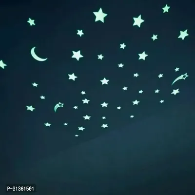 Galaxy of Stars Radium Glow in The Dark Wall Stickers-thumb0