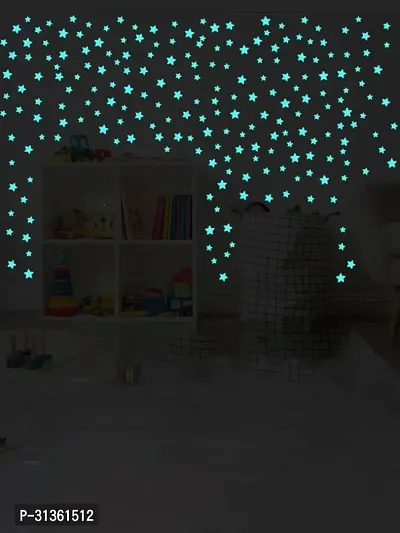 Galaxy of Stars Radium Glow in The Dark Wall Stickers