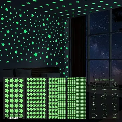 Galaxy of Stars Radium Glow in The Dark Wall Stickers-thumb0