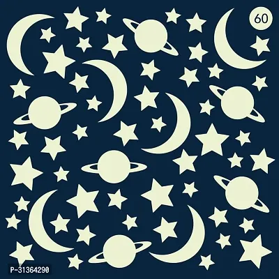 Galaxy of Stars Radium Glow in The Dark Wall Stickers