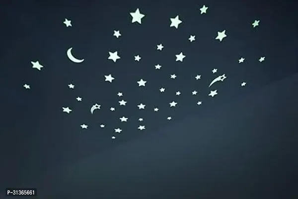 .Elegant Glow-in-the-Dark Ceiling Sticker - Easy Peel  Stick Decor for Kids' Rooms  Nurseries