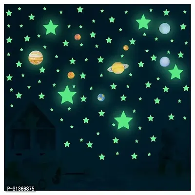 .Elegant Glow-in-the-Dark Ceiling Sticker - Easy Peel  Stick Decor for Kids' Rooms  Nurseries