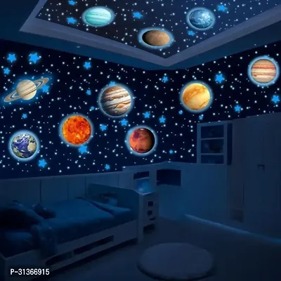 .Elegant Glow-in-the-Dark Ceiling Sticker - Easy Peel  Stick Decor for Kids' Rooms  Nurseries