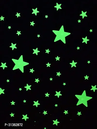 Galaxy of Stars Radium Glow in The Dark Wall Stickers-thumb0