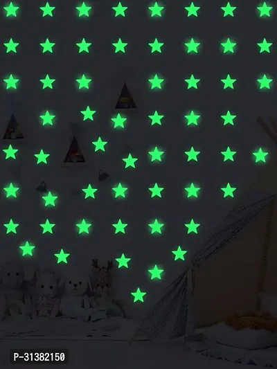 Galaxy of Stars Radium Glow in The Dark Wall Stickers-thumb0