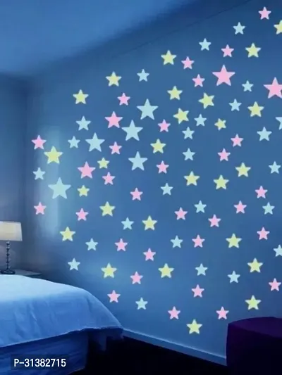 Galaxy of Stars Radium Glow in The Dark Wall Stickers-thumb0