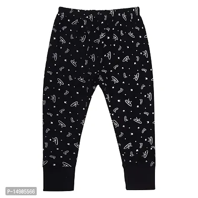 Ishrin Baby Sleep Wear Bottom Pant Dark Color Printed Cotton Pajami Lower Trackpant Pyjama Nightwear for Kids Set of 5 Pcs (1-2 Years)-thumb4