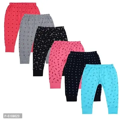 Track Pant For Baby Boys And Baby Girls Multicolor  Pack Of 6-thumb0
