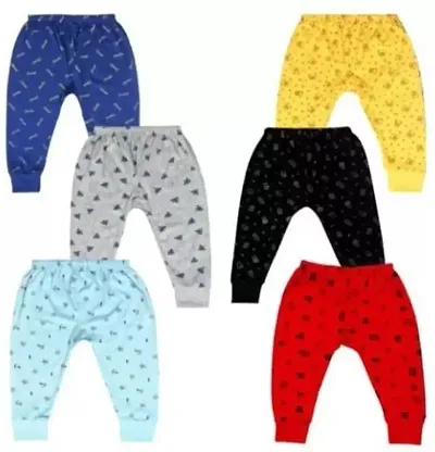 Track Pant For Baby Boys  Baby Girls  (light bulbul Multicolor, Pack of 6)