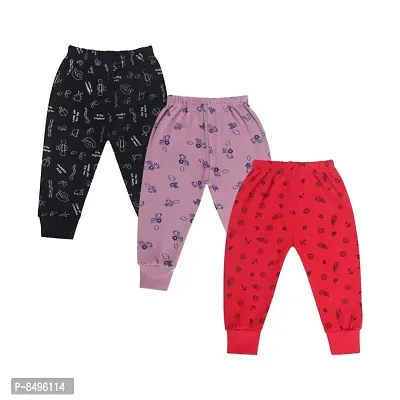 ISHRIN New SM Dark Track Pant For Baby Boys  Baby Girls  (Multicolor, Pack of 3)