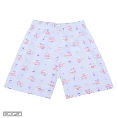 Multicolor Cotton Shorts for Kids Pack of 4-thumb3