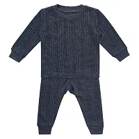 Ishrin Baby Thermal Top and Pyjama Set - Round Neck, Full Sleeves, Winter Wear Suit for Infants, Girls, Boys Pack of 3-thumb2