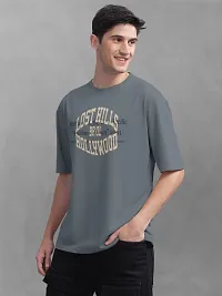 Reliable Cotton Blend Printed Tees For Men-thumb3