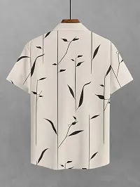 Stylish Cotton Blend Printed Short Sleeves For Men-thumb1