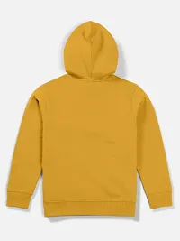 Elegant Yellow Fleece Printed Hoodie Sweatshirts For Boys-thumb1