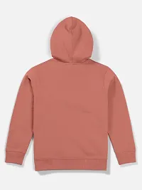 Elegant Pink Fleece Printed Hoodie Sweatshirts For Boys-thumb1