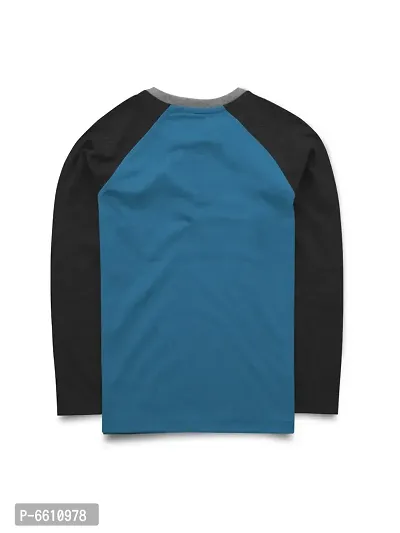 Stylish Multicoloured Raglan Full Sleeve Henley Neck T-shirt For Boys-Pack of 2-thumb2