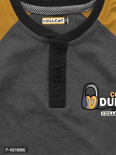 Stylish Multicoloured Raglan Full Sleeve Henley Neck T-shirt For Boys-Pack of 2-thumb3