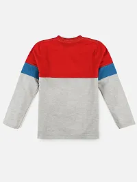 Stylish Multi Colour Full Sleeve Designer T-shirts For Boys- Pack of 2-thumb1